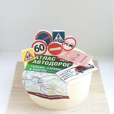 Торт "Покорительнице дорог" купить - саров.сладкоежкин.рф