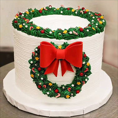 «Рождественский венок» купить - саров.сладкоежкин.рф