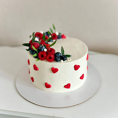 Торт в сердечках купить - саров.сладкоежкин.рф