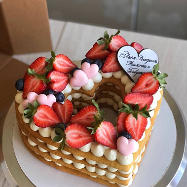 Торт «Сердце» купить - саров.сладкоежкин.рф