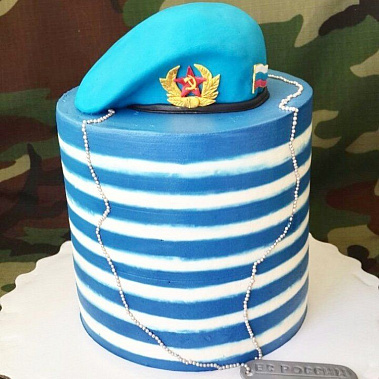 Торт "ВДВ Тельняшка" купить - саров.сладкоежкин.рф
