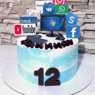 Торт "Соц-сети" купить - саров.сладкоежкин.рф