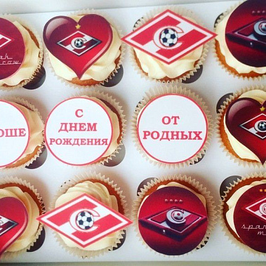 Капкейки "Спартак" купить - саров.сладкоежкин.рф