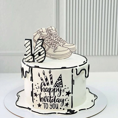 Торт "Кроссовки" купить - саров.сладкоежкин.рф