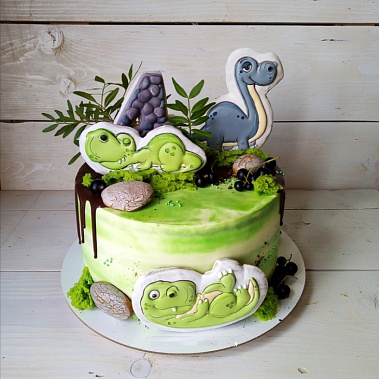 Торт "Динозавры" купить - саров.сладкоежкин.рф